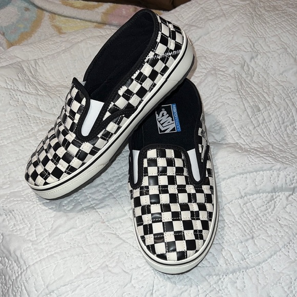 Vans Shoes - Vans checkered slip on ultra cush “sneakers”